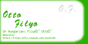 otto filyo business card